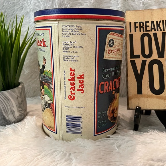 Vintage Limited Edition 1990 Cracker Jack Baseball Series Tin - Picture 3 of 6